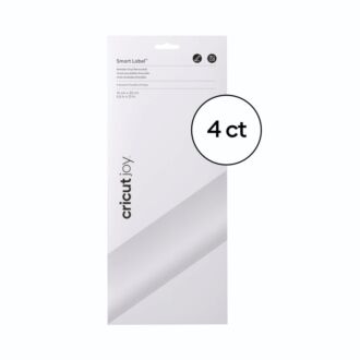 Cricut Joy Smart Label Removable - beschreibbares Vinyl - 4 Blatt (Weiß)