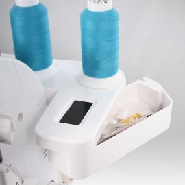 praktisches Zubehörfach bei babylock Acclaim